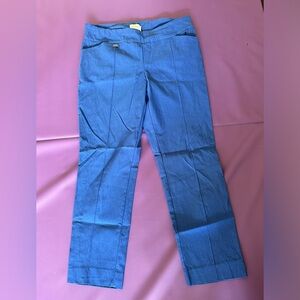 Blue Ankle Pants
